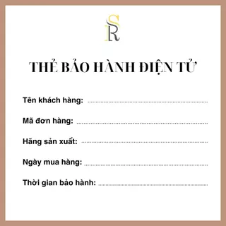 Thẻ Bảo Hành Điện Tử SRAPP NV ( Thẻ tặng kèm không bán )
