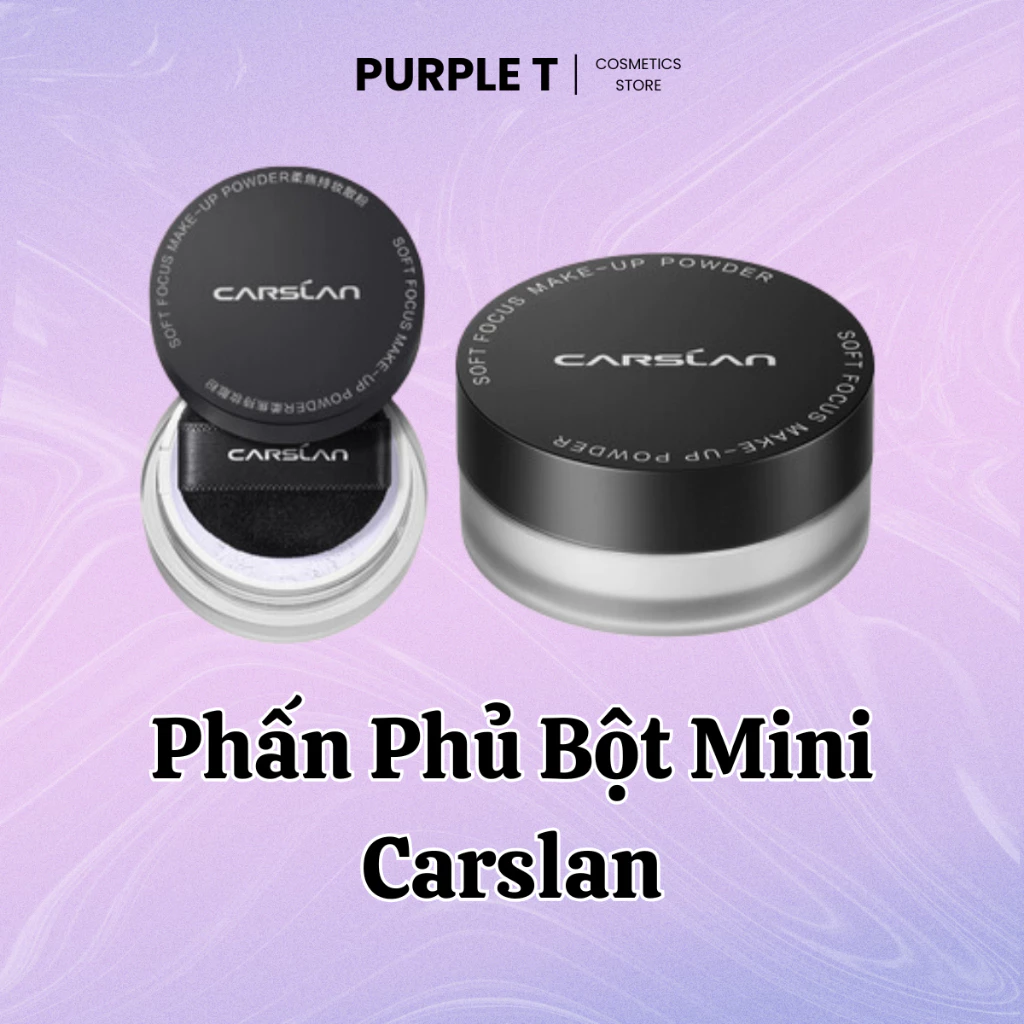Phấn Phủ Carslan Mini, Kiềm Dầu, Chống Nước, Lâu Trôi,1g