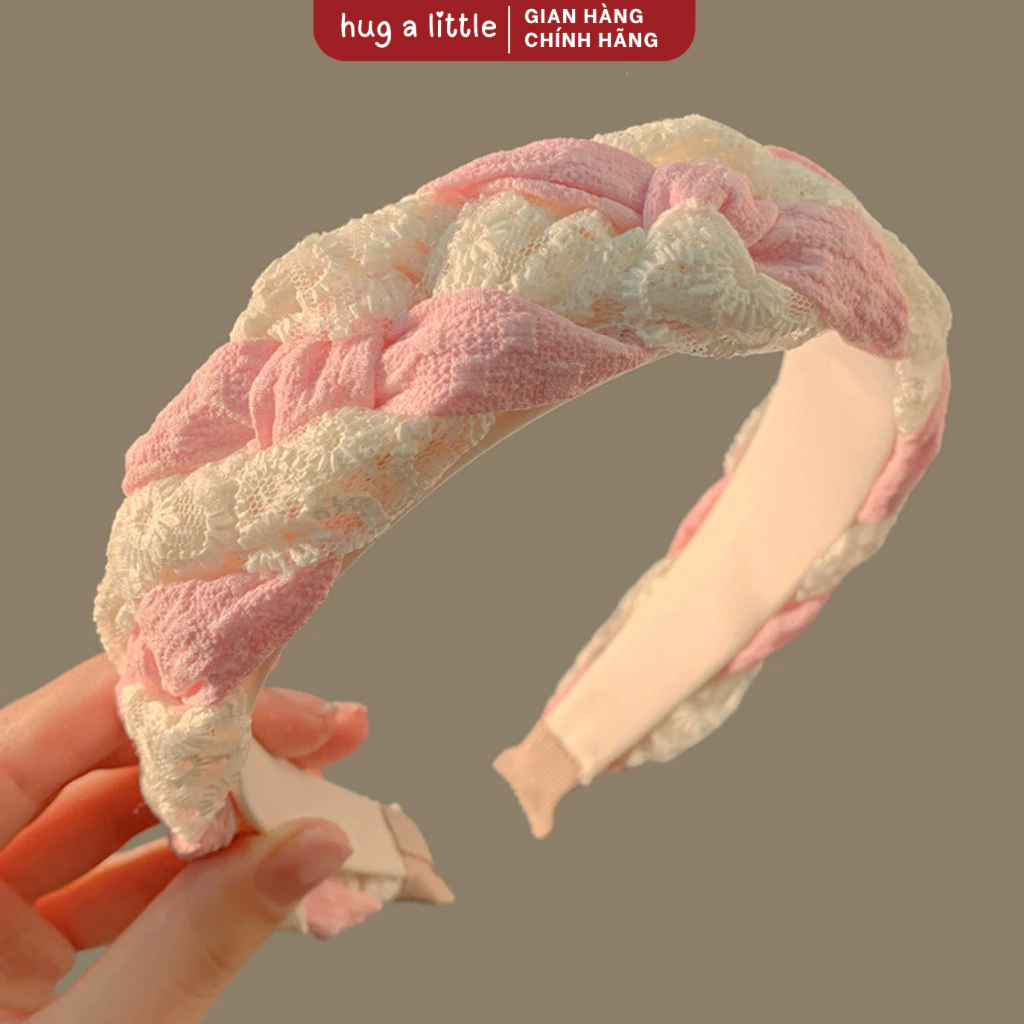 [QUÀ TẶNG BY HUG A LITTLE] Băng Đô Bện Ren Xoắn Đa Năng – Phụ Kiện Tóc Nữ, Dùng Khi Rửa Mặt, Buộc Cao, Đi Chơi