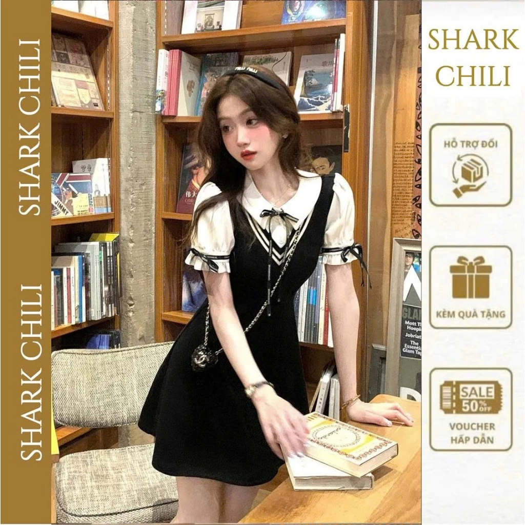 【GIAO TRƯỚC TẾT】Set đầm váy nữ sinh nhật polo basic hàn quốc xinh babydoll S57