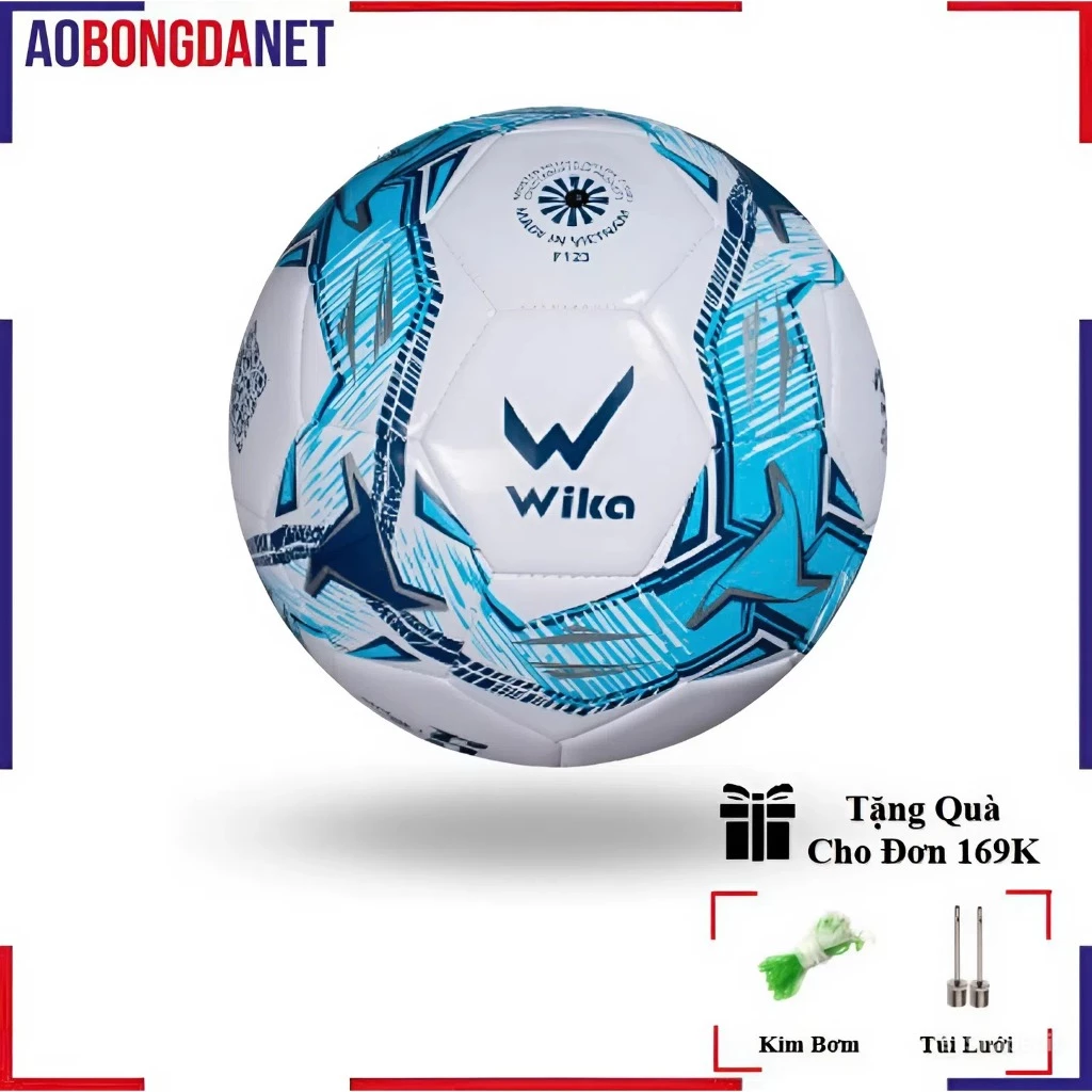 Quả Bóng Đá Size 5, Bóng Wika F123 Cấu Tạo Da Pu Cấu Tạo Nhiều Lớp, Banh Số 4 Đạt Tiêu Chuẩn Thi Đấu