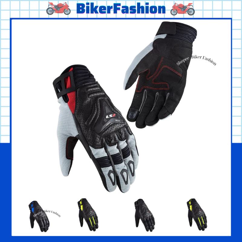 [Chính Hãng] Găng tay LS2 All Terrain Dài Ngón - Thoáng Khí - Thoải Mái