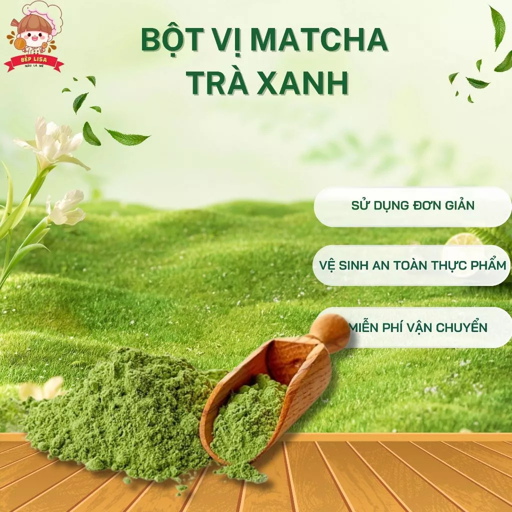 Bột vị MATCHA trà xanh (dùng trong làm Trà Sữa)