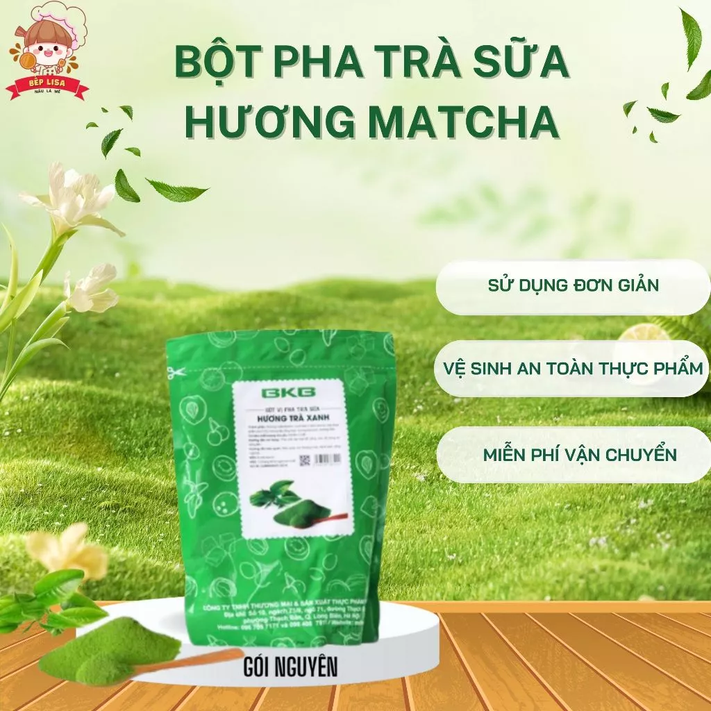 Nguyên liệu bột vị pha BKB  làm trà sữa, kẹo, chè, khúc bạch, rau câu tách lẻ tại Bếp Lisa - Hot new