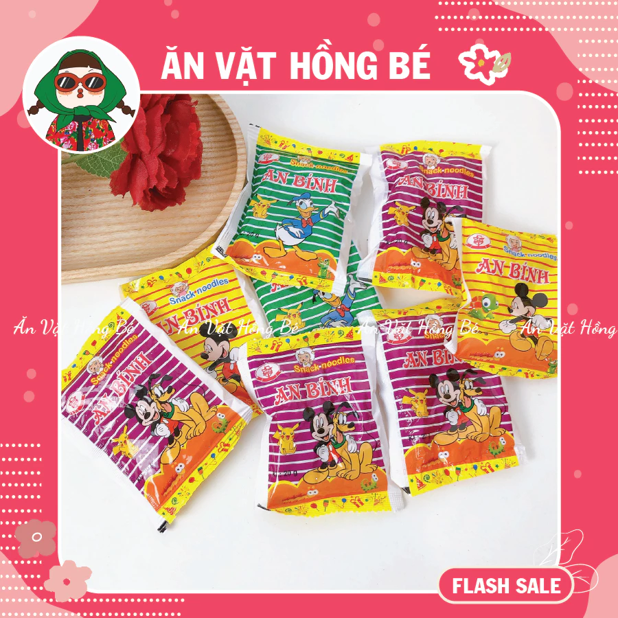 [10 GÓI] Mì Tôm Trẻ Em An Binh, Mì Ăn Liền Trẻ Em, Mì An Binh Tuổi Thơ, Đồ ăn vặt