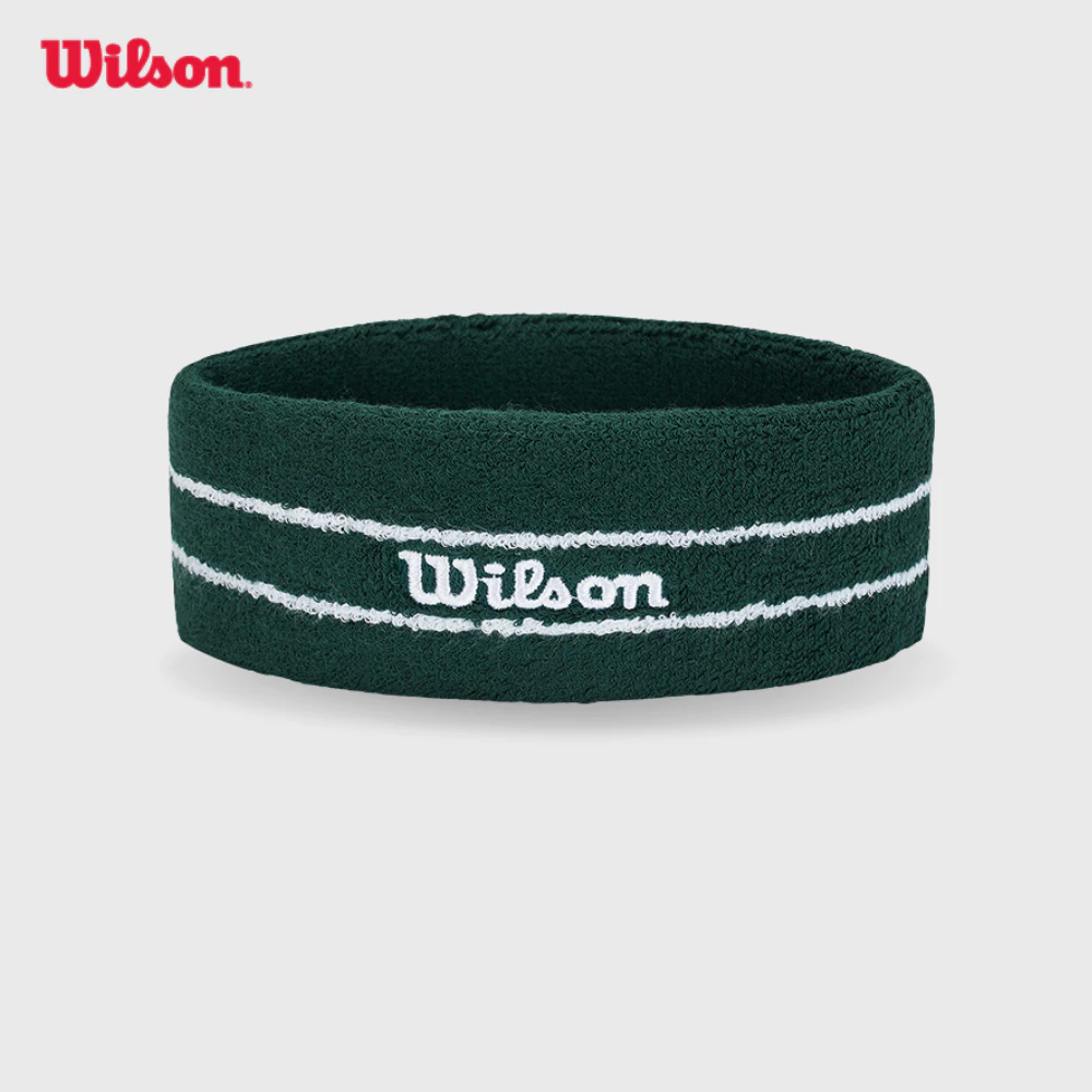 Wilson U Stripe Headband Sycamore Băng Đô Thể Thao WU00020331