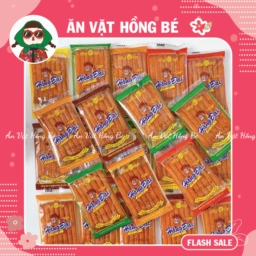 [30 GÓI] Snack Sườn Dê Hằng Đại, Dê Nướng Que Cay Cay, Đồ Ăn Vặt Tuổi Thơ, Ăn vặt Hồng Bé