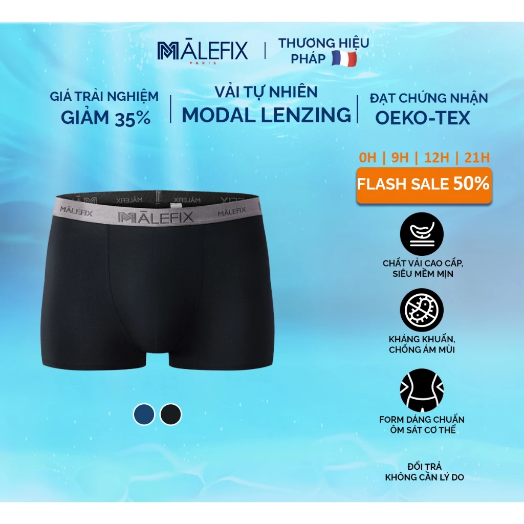Quần lót nam Max Comfort cao cấp êm mềm thấm hút kháng khuẩn - chuẩn an toàn quốc tế Oeko-Tex  | Malefix by CorèleV