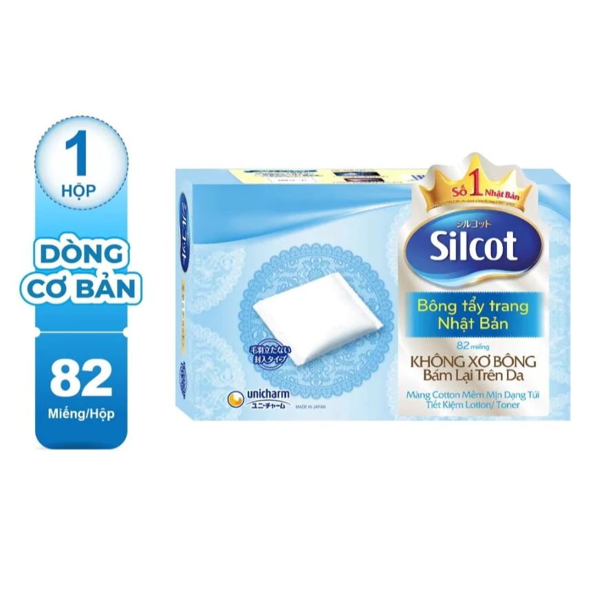[HÀNG-MKT] Bông Tẩy Trang Silcot 82 Miếng
