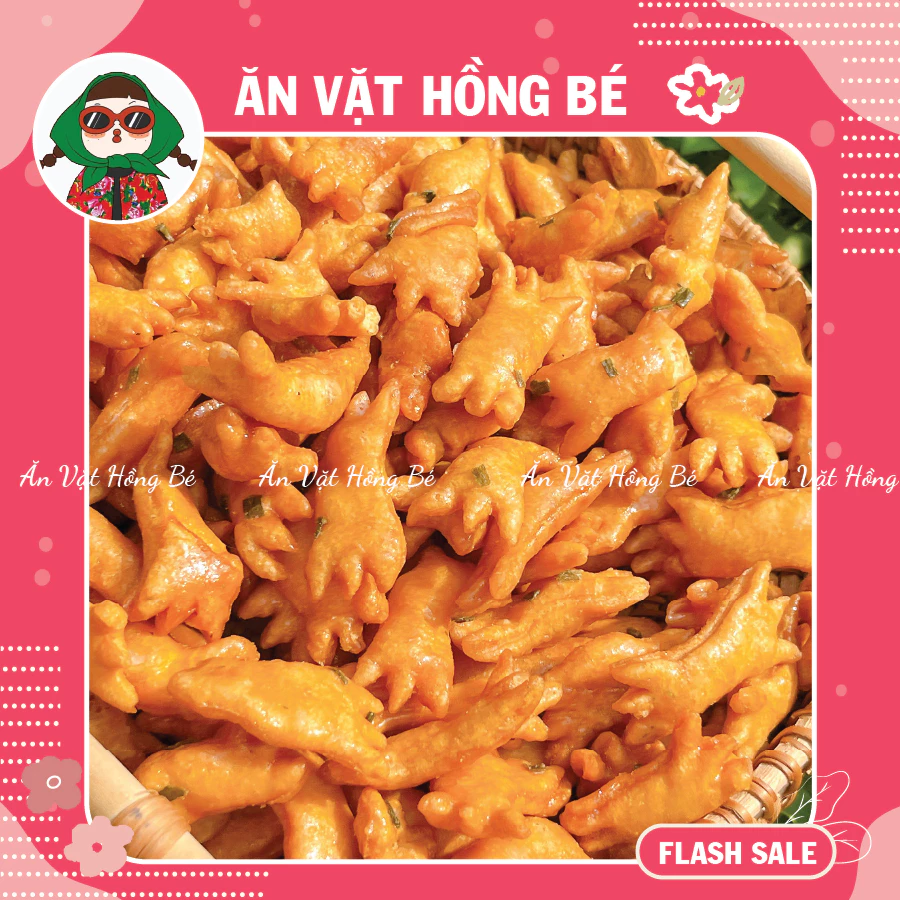 Snack Bánh Quẩy Cua Vị Mắm Hành, Quẩy Giòn Giòn Chiên Mắm, đồ ăn vặt