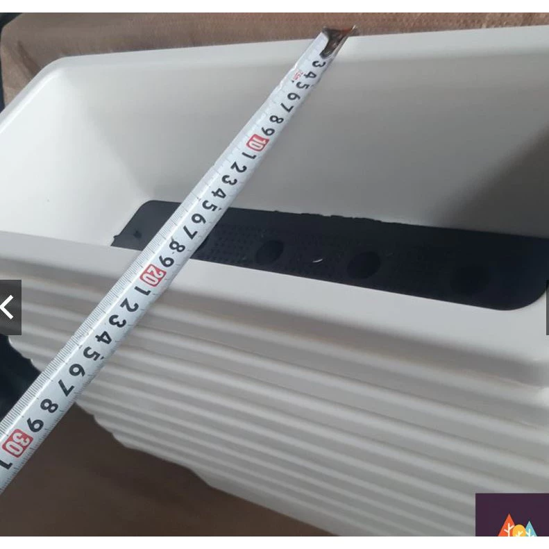 Chậu Trồng Rau Thông Minh, Trồng Hoa, Trồng Cây Bằng Nhựa Hình Chữ Nhật Size 48x20x16cm Tiện Lợi