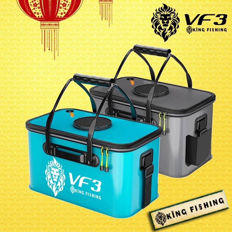 Thùng đựng cá  đi câu KING FISHING VF3 30cm 35cm 40cm - 50cm chất lượng cao