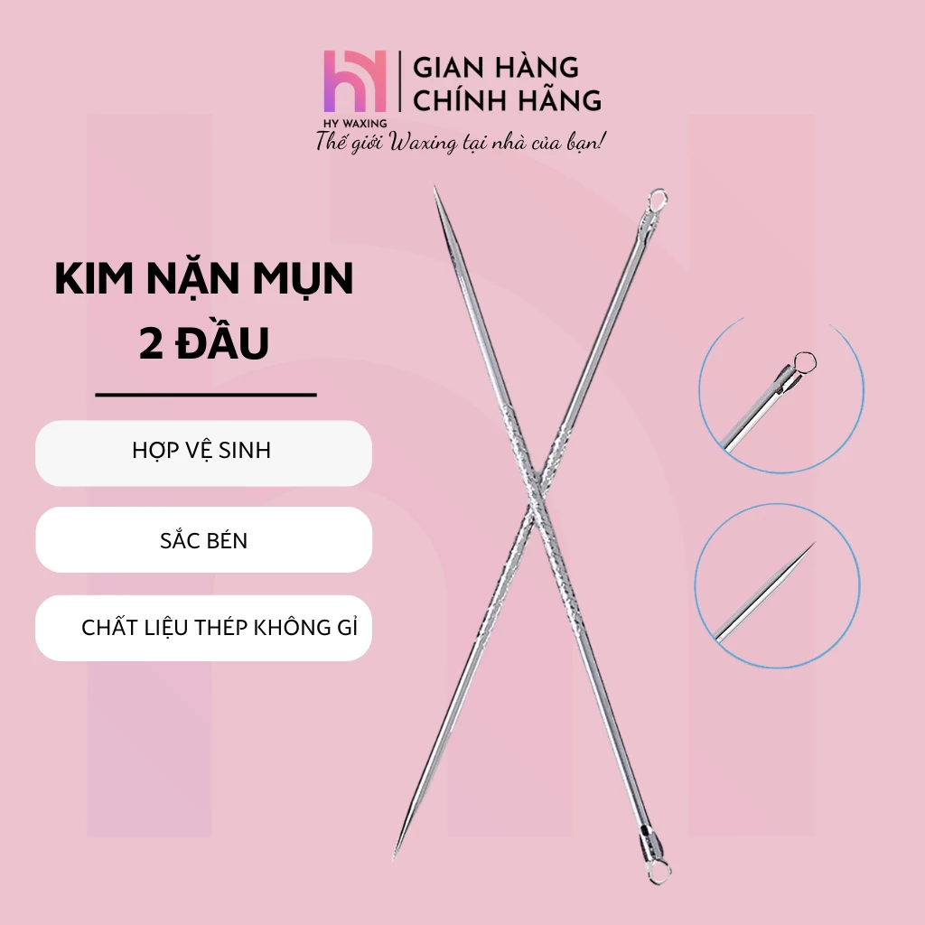Cây Nặn Mụn 2 Đầu HYWAXING Làm Sạch Mụn Không Gây Tổn Thương DA CI-092