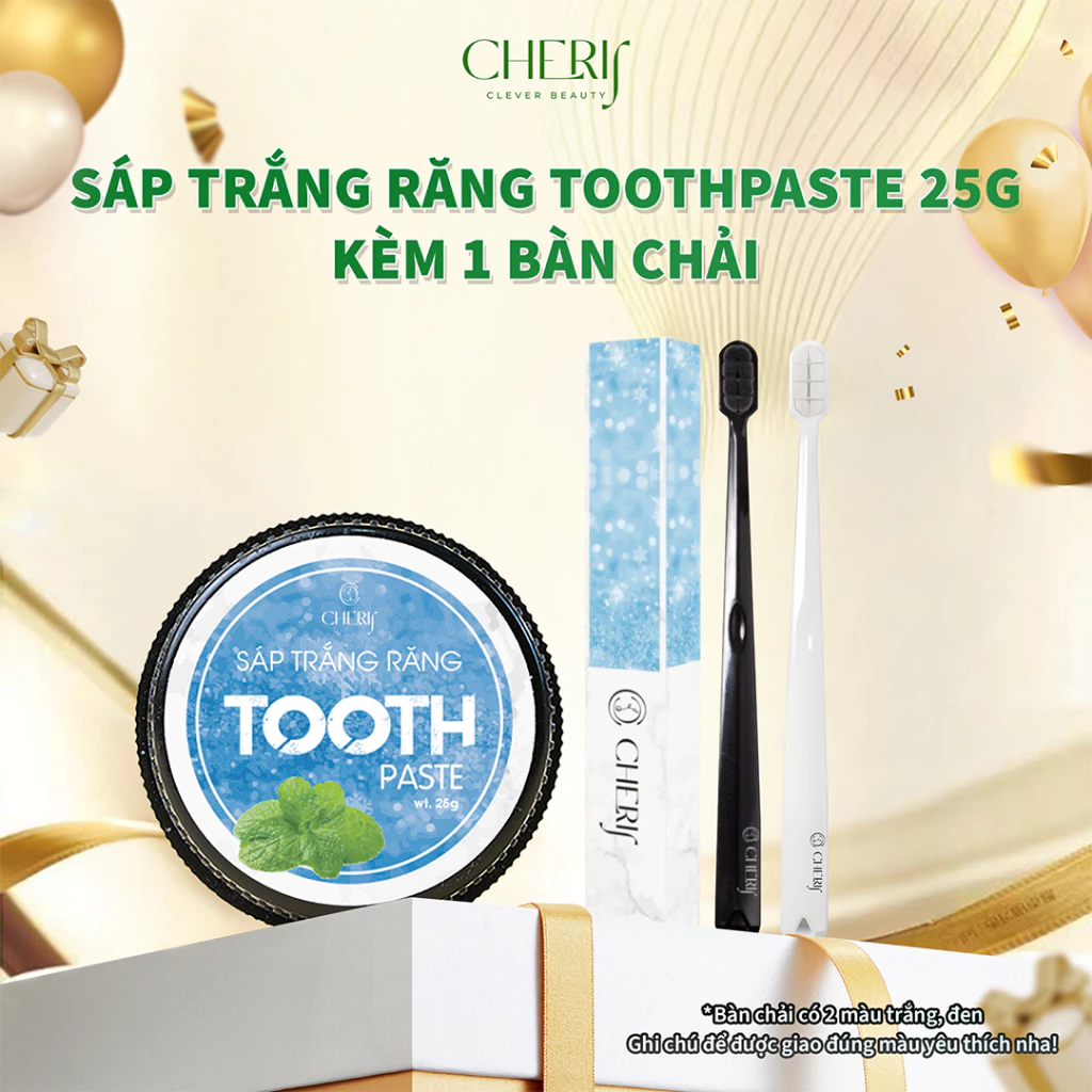 Kem Trắng Răng Dạng SápTooth Paste Yen COSMETIC - LÀm Trắng Răng - Bỏ Mảng Bám Ngừa Hôi Miệng 25g