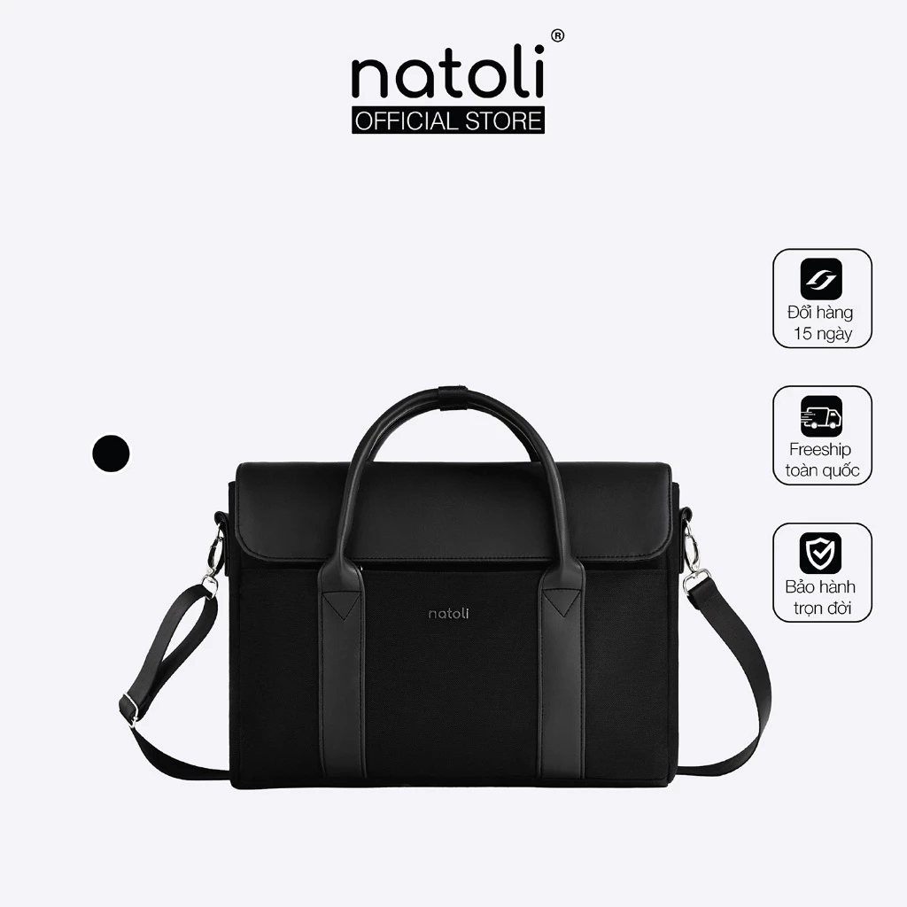 Túi công sở, túi đi làm NATOLI thiết kế tối giản đựng laptop đi làm cao cấp BST Elegant Office Bag T9