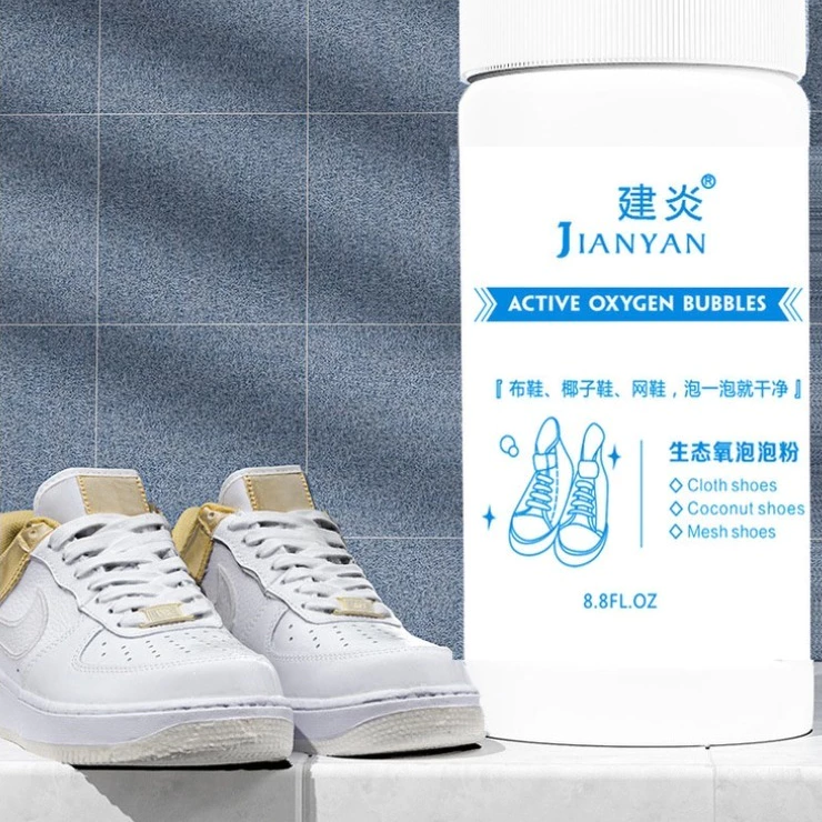 Bột đánh giày, giặc giày 200g chai bột đánh giầy đa năng