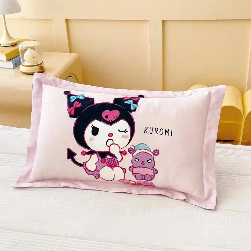 Gối cho bé đi học vỏ gối dễ thương kute mẫu mã đa dạng chất liệu cotton 100% kích thước 30x50cm