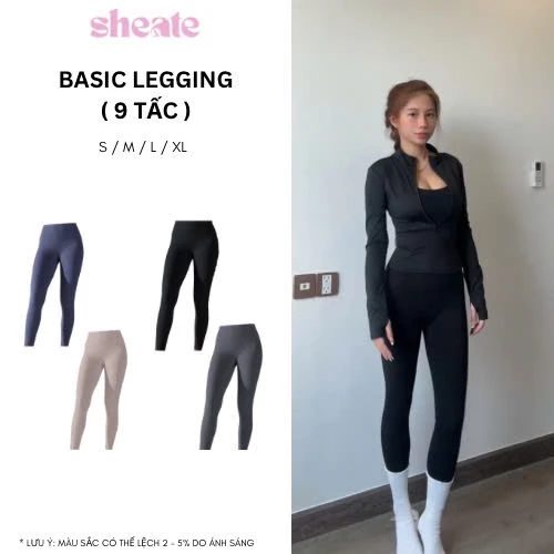 BASIC LEGGING quần legging thể thao #6618 loại trên mắc cá chân