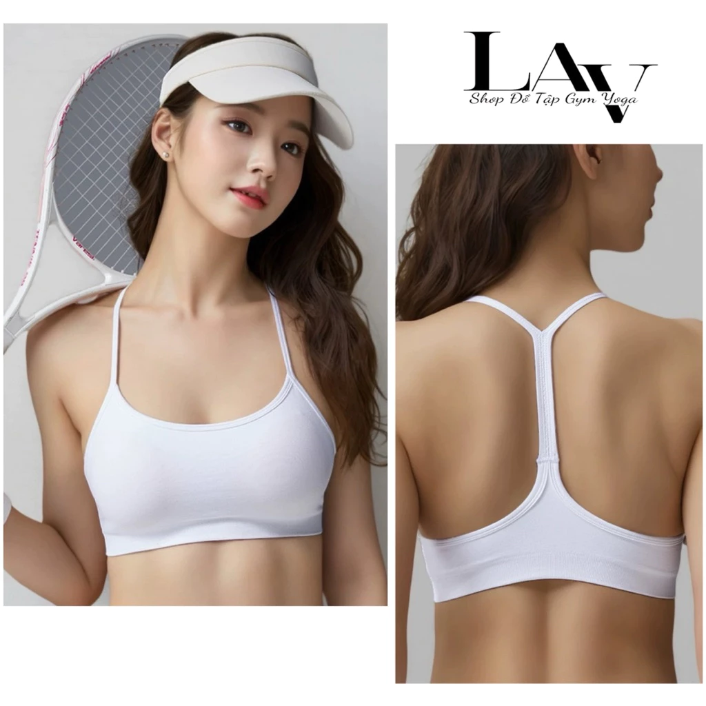 Áo bra thể thao gym yoga Mitao dây lưng mút may liền áo - LAV Activewear/WX010