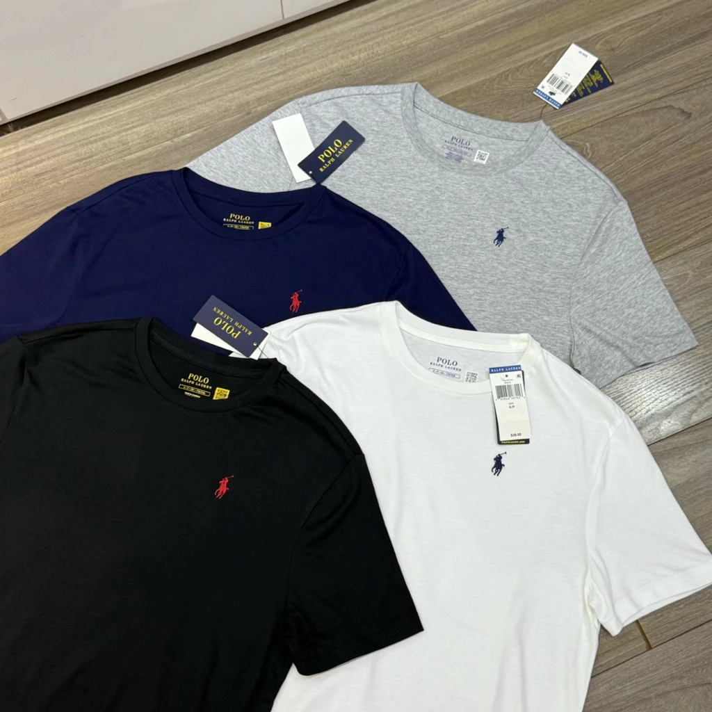 [ CHÍNH HÃNG ] Áo Phông RAL.,PH LAU.REN Logo Ngựa - Polo R.L Tshirt UNISEX NAM NỮ