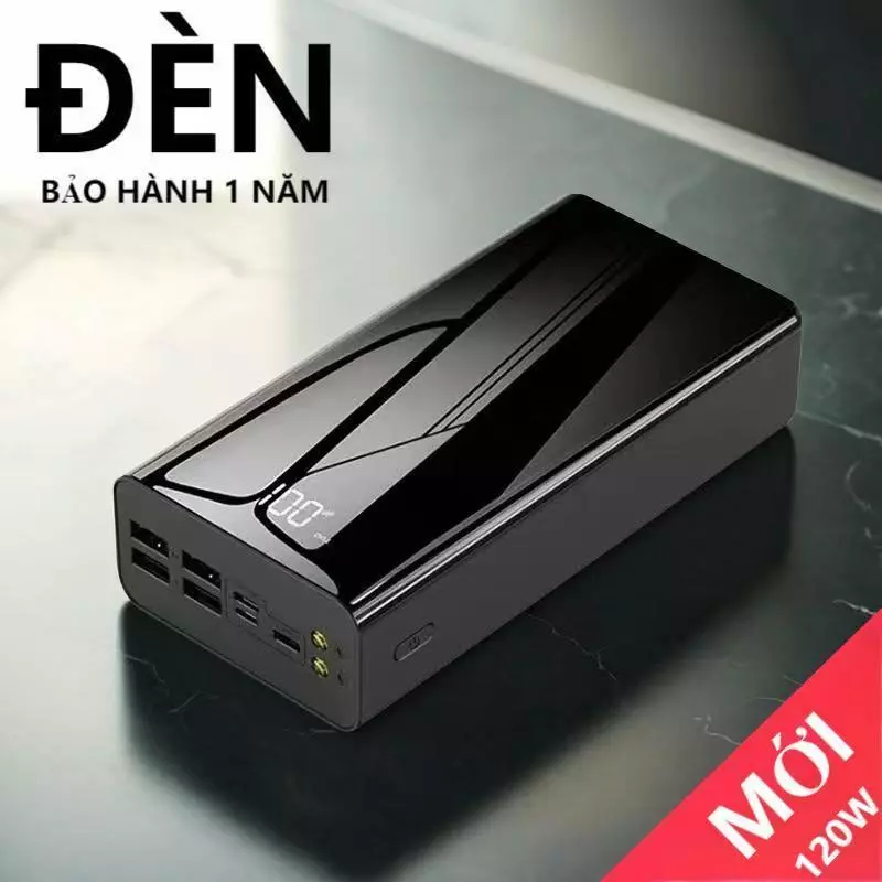 sạc dự phòng pd120w 50000mah 80000mah pin dự phòng màn hình led tích hợp tích hợp