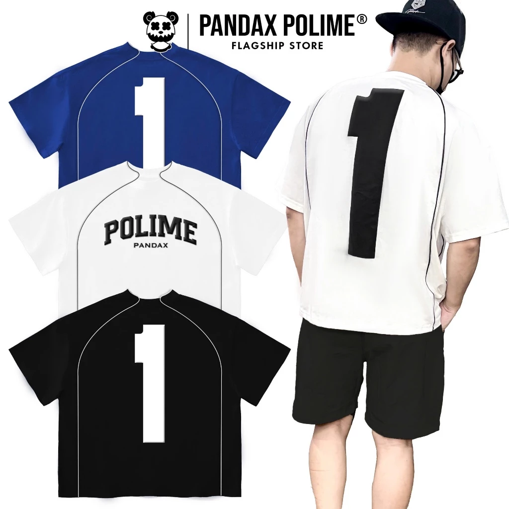 Áo thun big boxy block core bóng đá retro thể thao phối màu jersey i bóng chày px pandaxvn polime