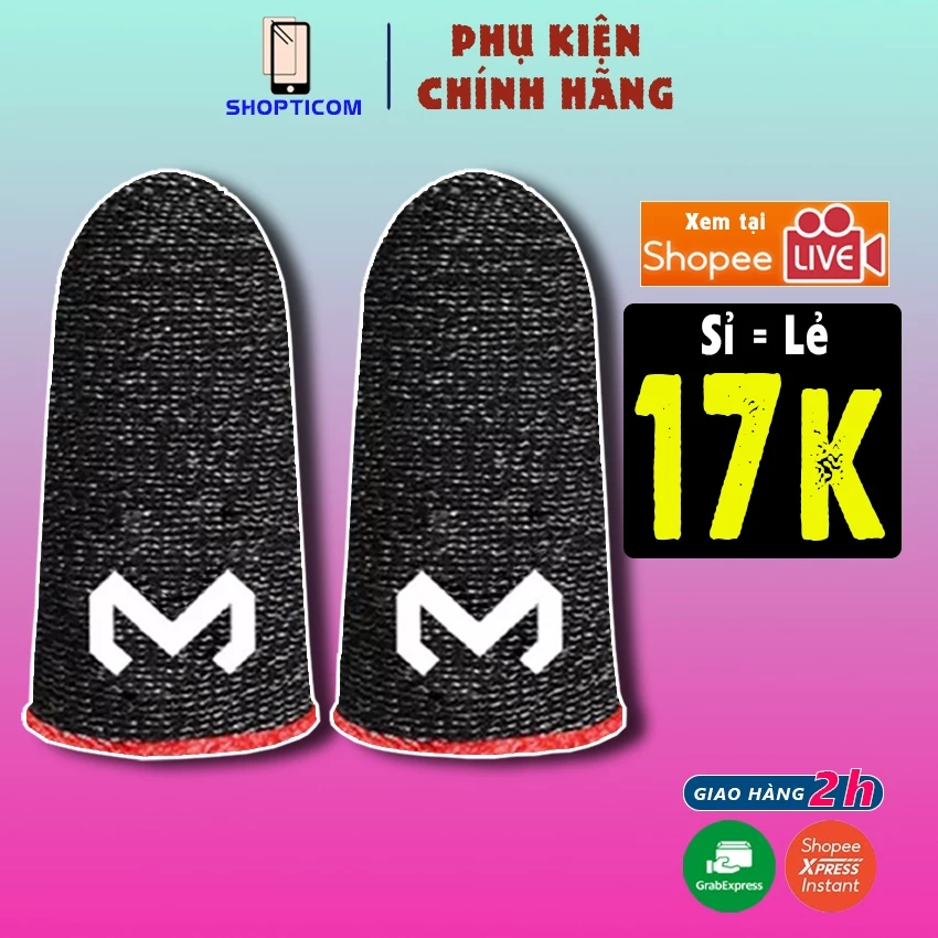 Bao tay chơi game MM V2 chống mồ hôi tăng độ nhạy khi chơi game S P