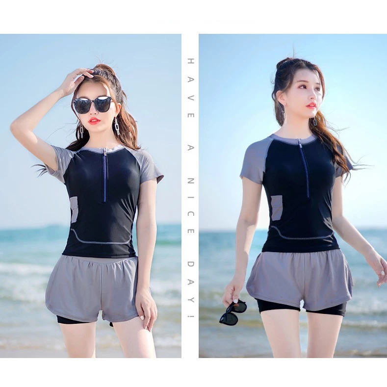 Bộ đồ bơi nữ thể thao 2 mảnh YUKE 8038 - nhập khẩu chính hãng