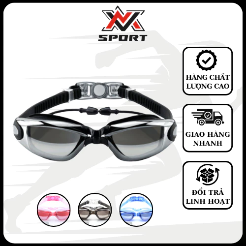 Kính Bơi Chống Nước, Sương Mờ , Chống Tia UV Tráng Gương Cao Cấp Dành Cho Nam Và Nữ[K115]