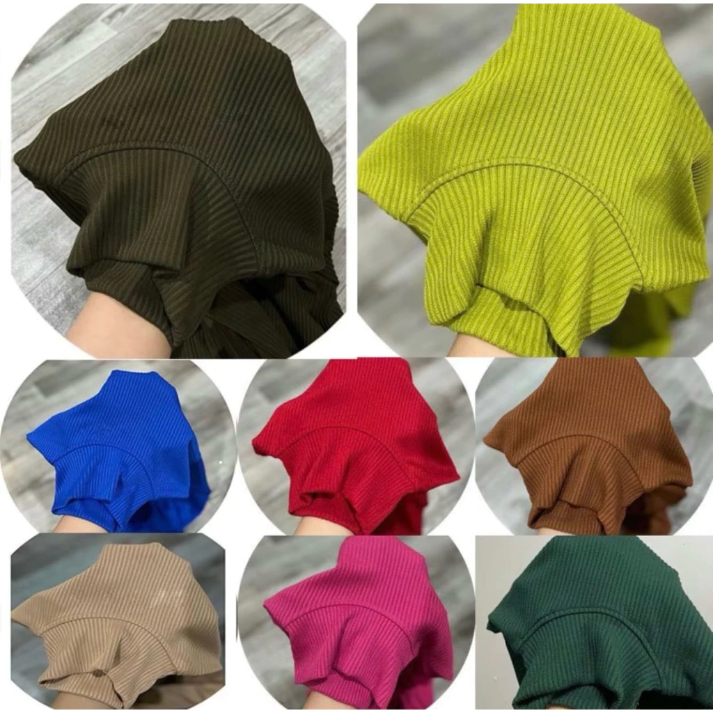 ÁO THUN TĂM CỔ LỌ THƯỜNG ( 40 - 55Kg ) ủ Kem Tăm Lạnh Tay Dài ủ kem