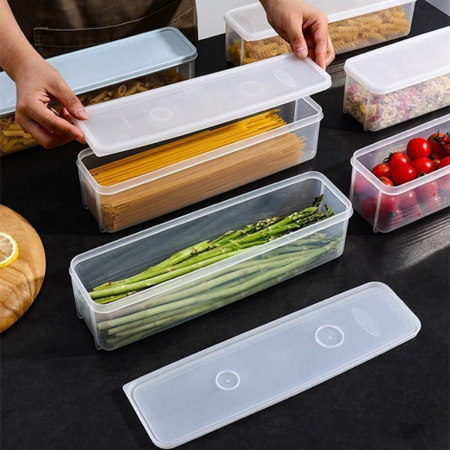 Hộp nhựa đựng thực phẩm, hộp bảo quản rau, củ, quả trong tủ lạnh có nắp, giữ thực phẩm luôn tươi mới-giaremoingay68