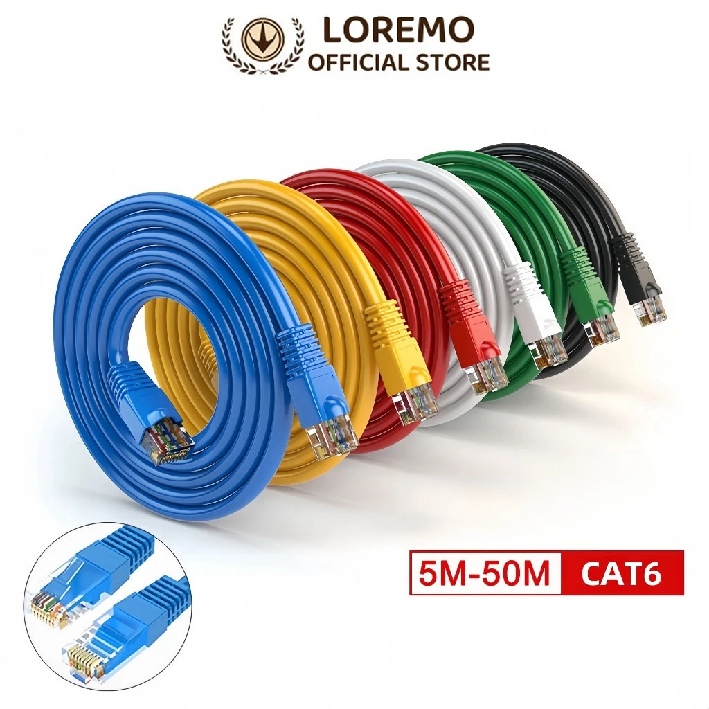 CAT6 Ethernet tốc độ cao chuẩn cáp mạng cáp ngoài trời，cho bộ định tuyến PC/laptop