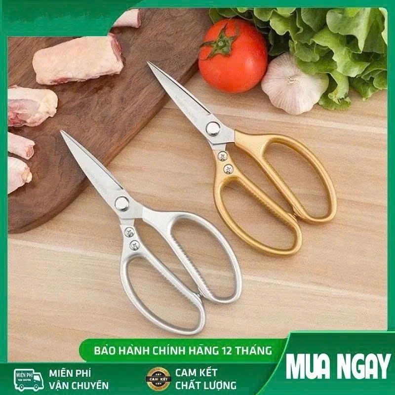 Kéo cắt gà & xương đa năng – tay cầm chắc chắn, sắc bén