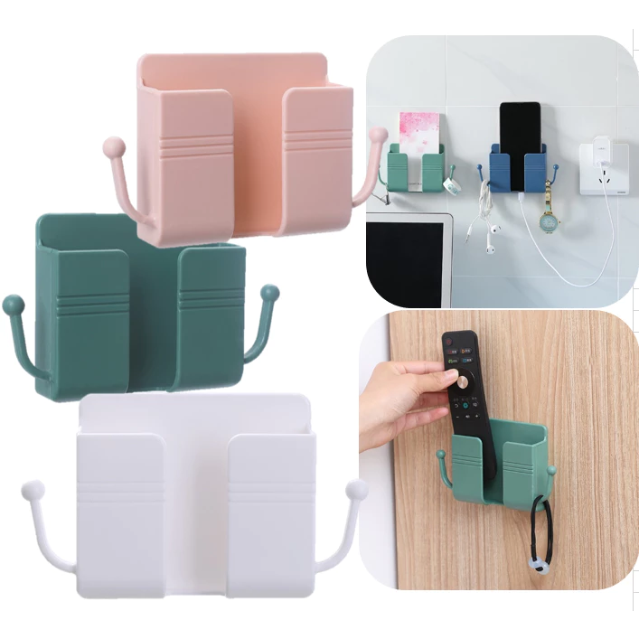 Giá Đỡ Điện Thoại , Sạc điện Thoại Dán Tường ,Kệ Để Remote , tích hợp để được nhiều loại sản phẩm