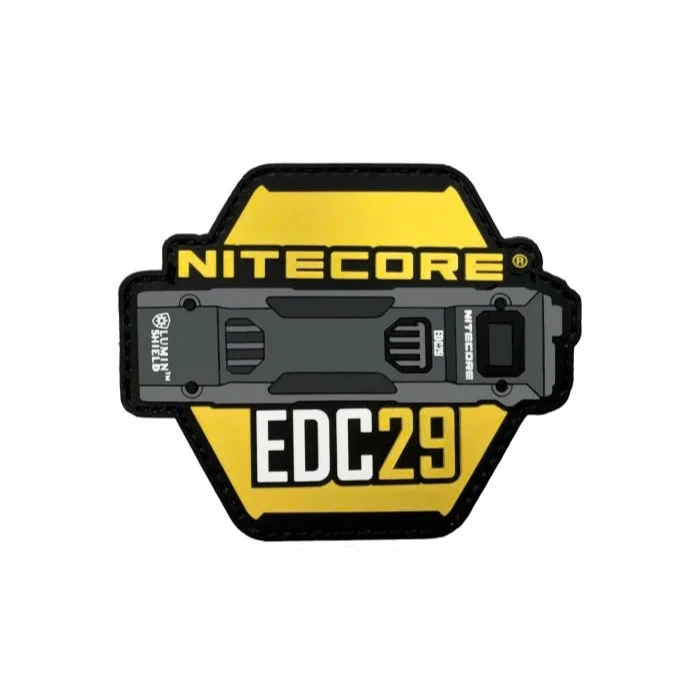 Patch dán NITECORE và EDC29 chính hãng – phụ kiện trang trí balo, túi áo, tường và đồ EDC cá nhân