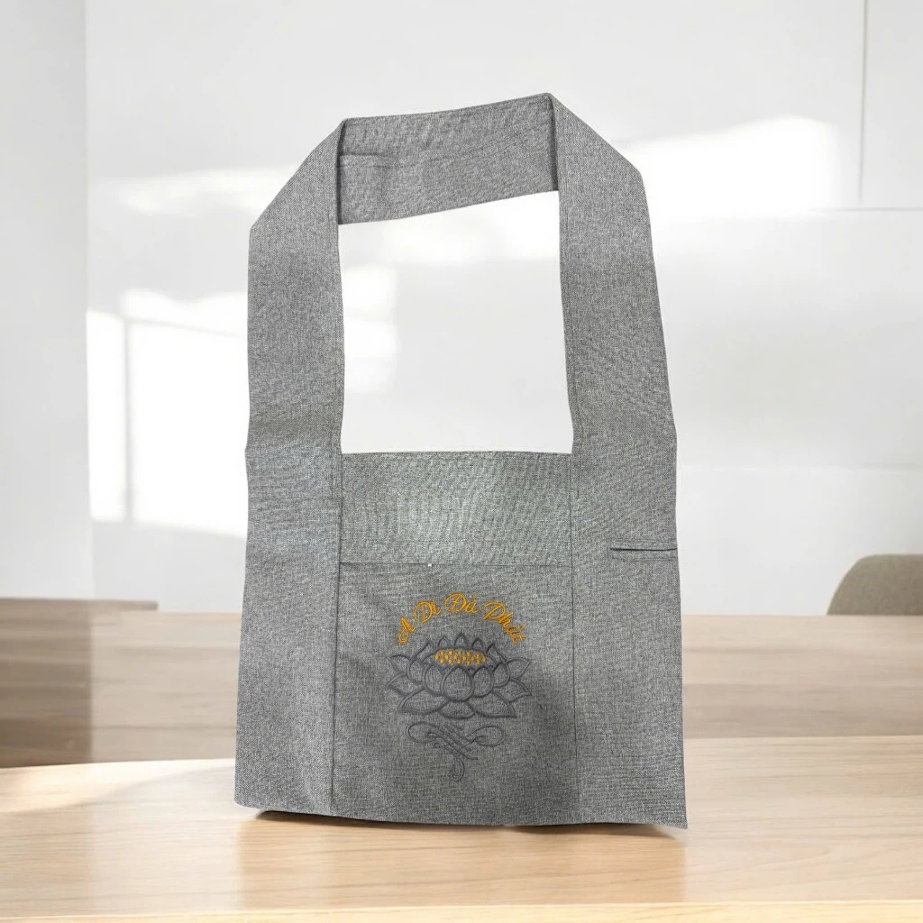Đãi đi chùa vải linen bố lớn đẹp cho Quý Thầy