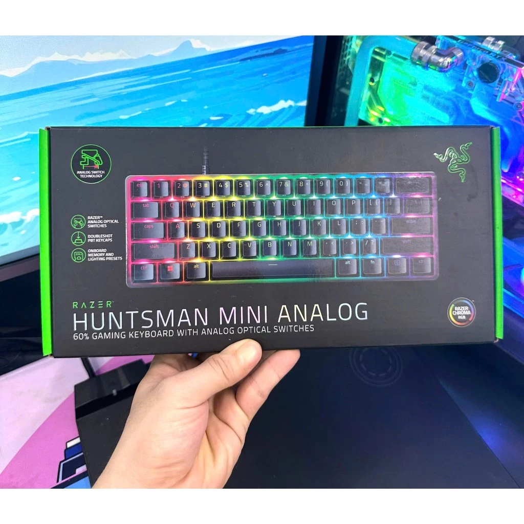 Bàn phím cơ Razer Huntsman Mini Analog Switch Rapid Trigger For Gaming , new seal 100% , giá rẻ nhất thị trường