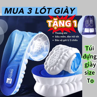 Lót Giày Cao Su Non Cao Cấp đàn hồi chống sốc cao, Đế Lót Giày Thể Thao Nam Nữ Siêu Mềm, Thoáng Khí, Khử Mùi Hiệu Quả