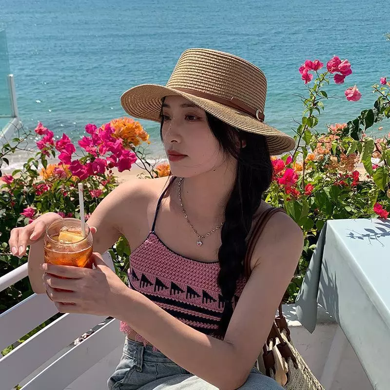 Nón cói đầu bằng đai thắt lưng sang chảnh