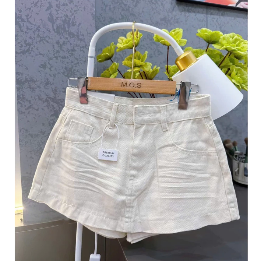 Quần váy RINAA, quần giả váy cách điệu form ôm sát người cực tôn dáng, chân váy jeans hot trend