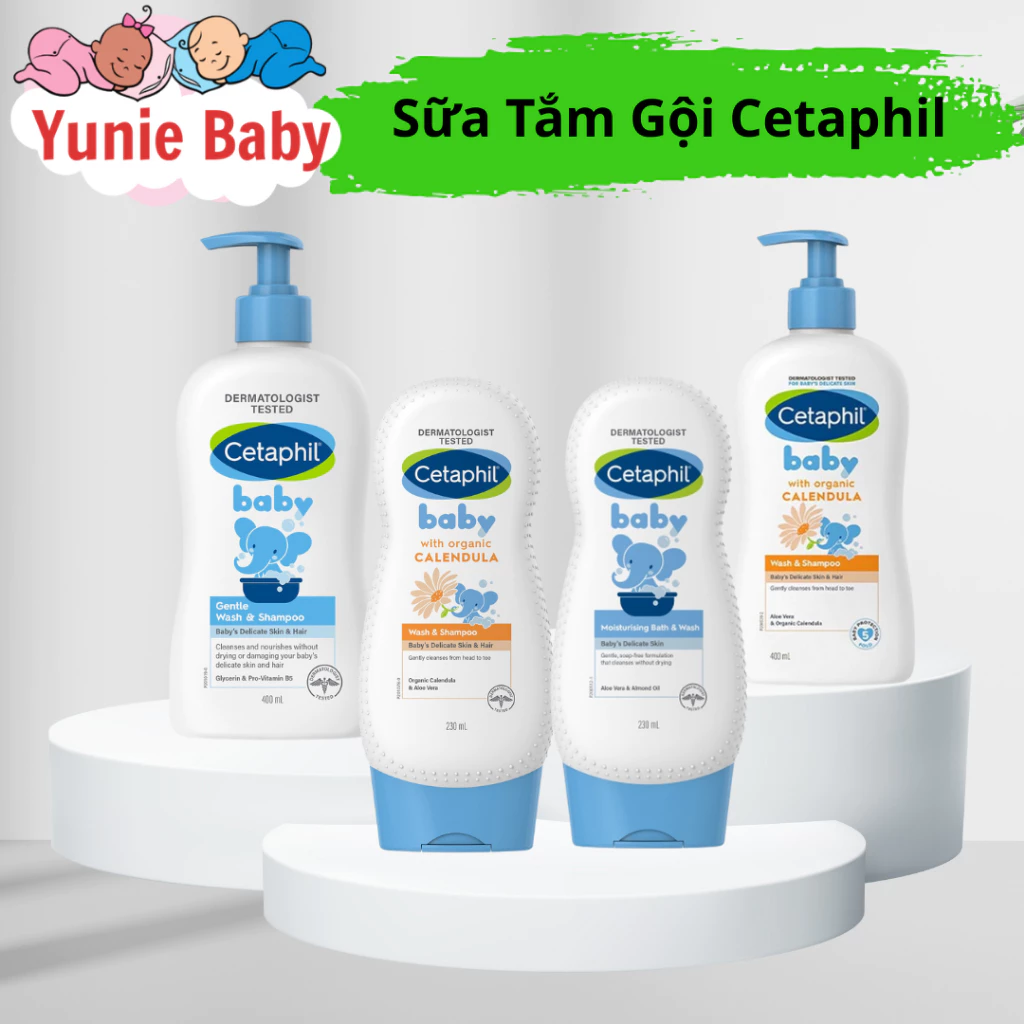 Sữa tắm gội toàn thân dịu nhẹ hoa cúc Cetaphil Baby 230ml & 400ml cho bé từ 0m+ đang được đối chiếu cho người mua tại Việt Nam