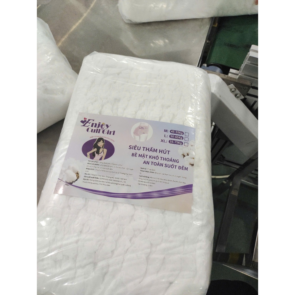 Băng vệ sinh dạng quần Enjoy cull girl đủ size từ 35-80kg