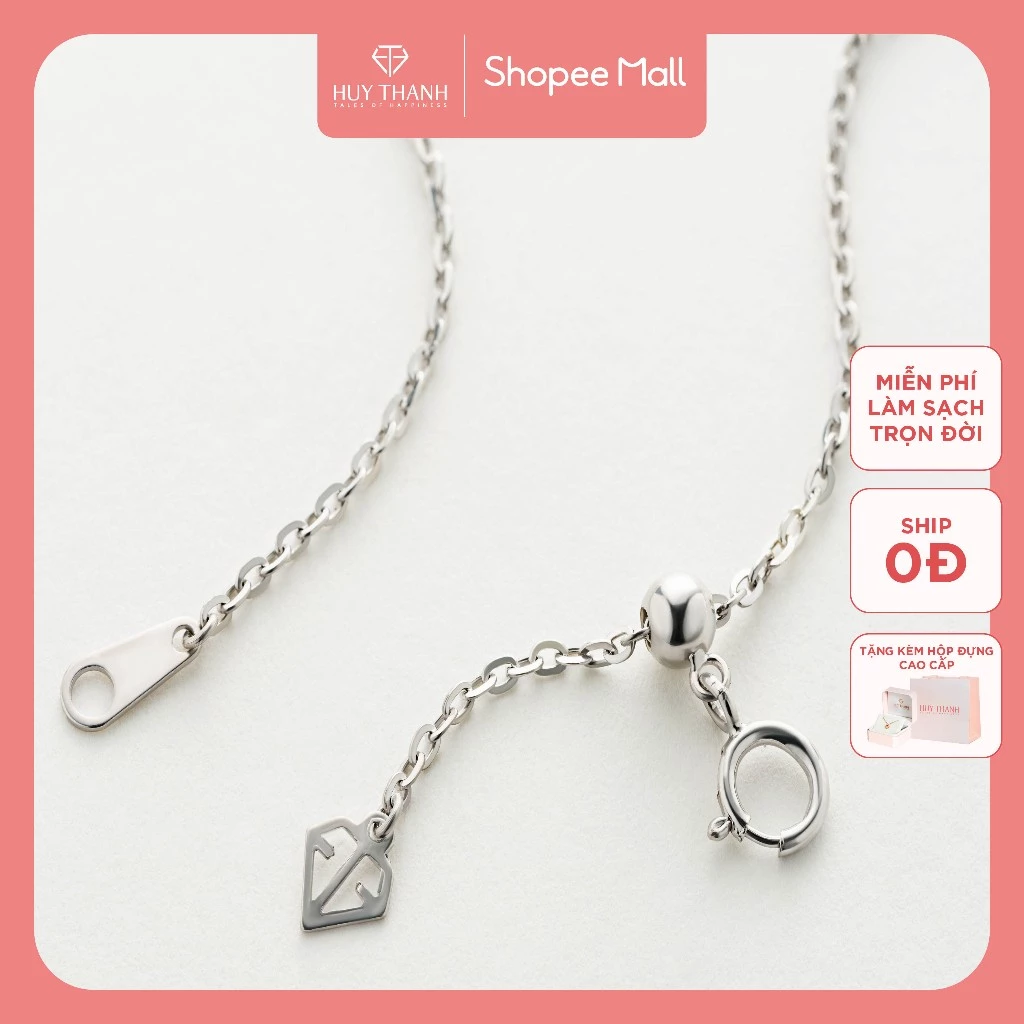 Dây Chuyền Trơn Bạc 925 DC00 Huy Thanh Jewelry