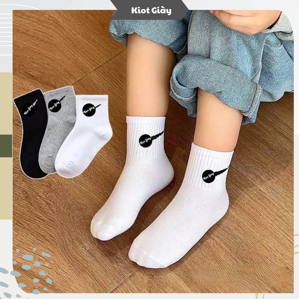Tất NB thể thao cho bé - Tất vớ nk trẻ em chất liệu cao cấp an toàn, mềm mại, thấm hút, thoáng khí