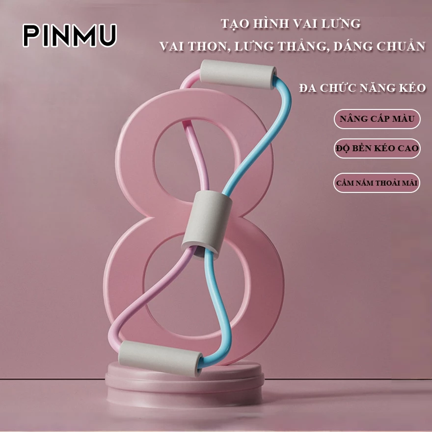 Dây Kháng Lực Số 8 PINMU Đai Kéo Phù Hợp Tập Yoga Và Thể Dục Rèn Luyện Cải Thiện Sức Khỏe Tại Nhà