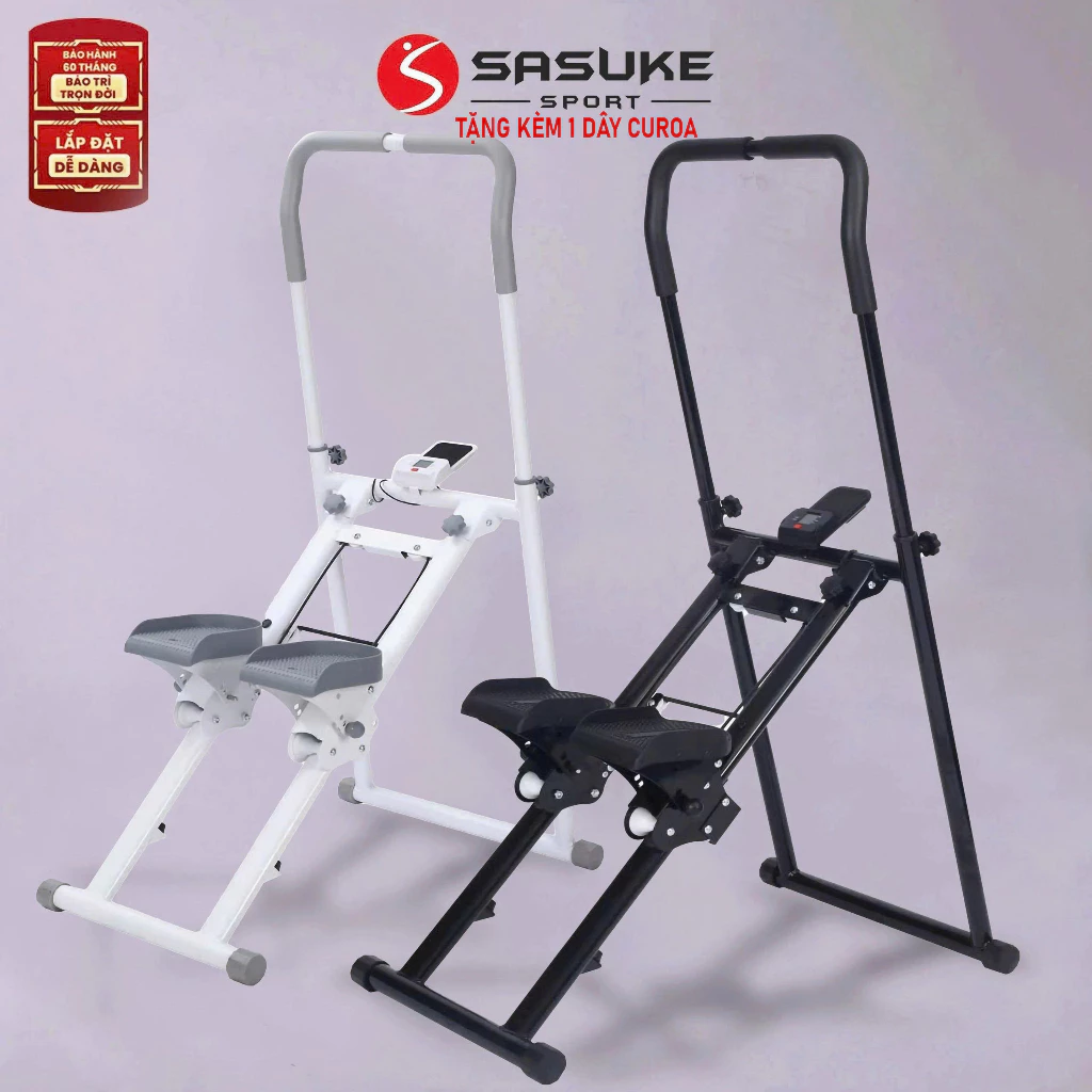Máy Leo Bậc Thang DS-103 SASUKE , Máy Leo Núi, Máy tập Thể Dục Leo Cầu Thang Gấp Gọn Tại Nhà cao cấp