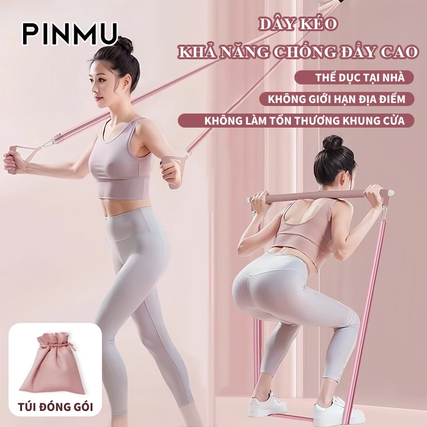 Gậy Tập Yoga PINMU Thanh Pilates Định Hình Tư Thế Lưng Vai Chống Gù Lưng Bằng Thép Không Gỉ Tiện Lợi Tại Nhà