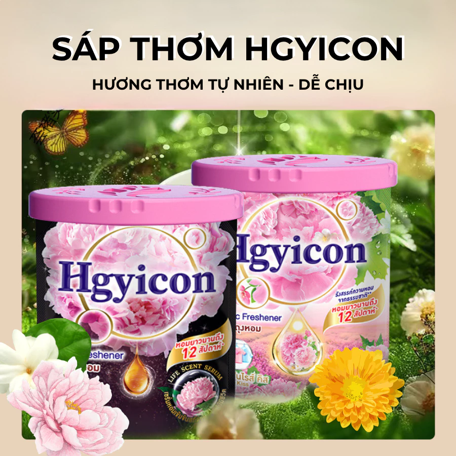 Lọ Tỏa Hương Sáp Thơm Khử Mùi – Hương Dịu Nhẹ, An Toàn Cho Mẹ & Bé, Khử Mùi Hiệu Quả, Dùng Lâu