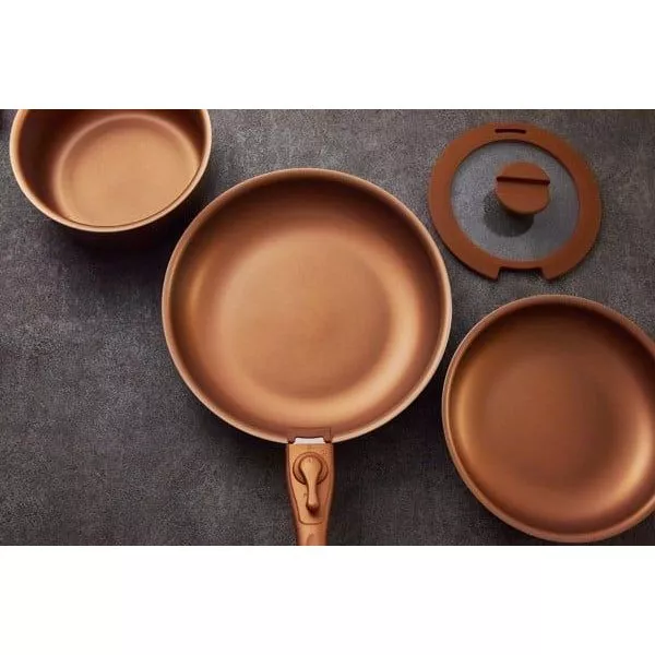 Bộ nồi chảo xuất Nhật Visions - Metal Cookware G2 VS-DTX-5/JP
