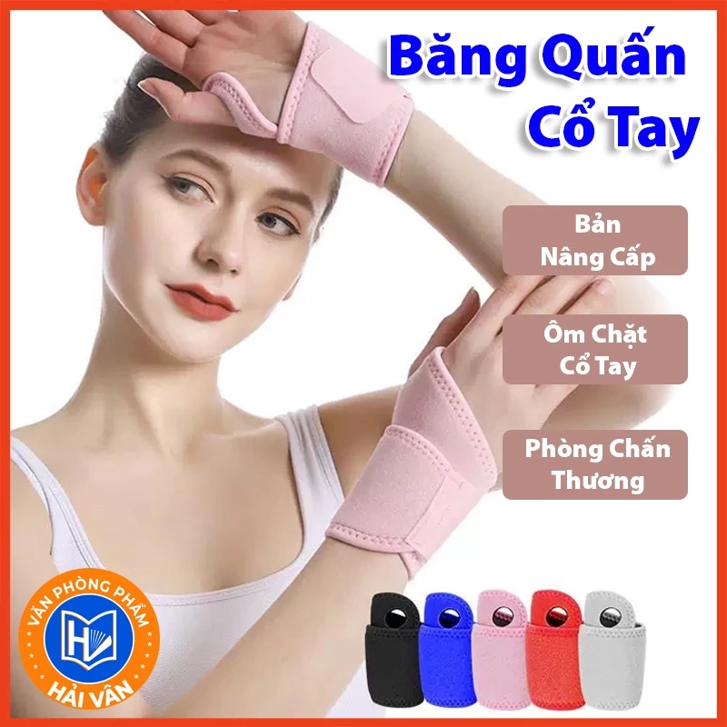 Băng Quấn  Bảo Vệ Cổ Tay, Ôm Chặt Cổ Tay Phòng Chấn Thương, Tránh Bong Gân Hiệu Quả